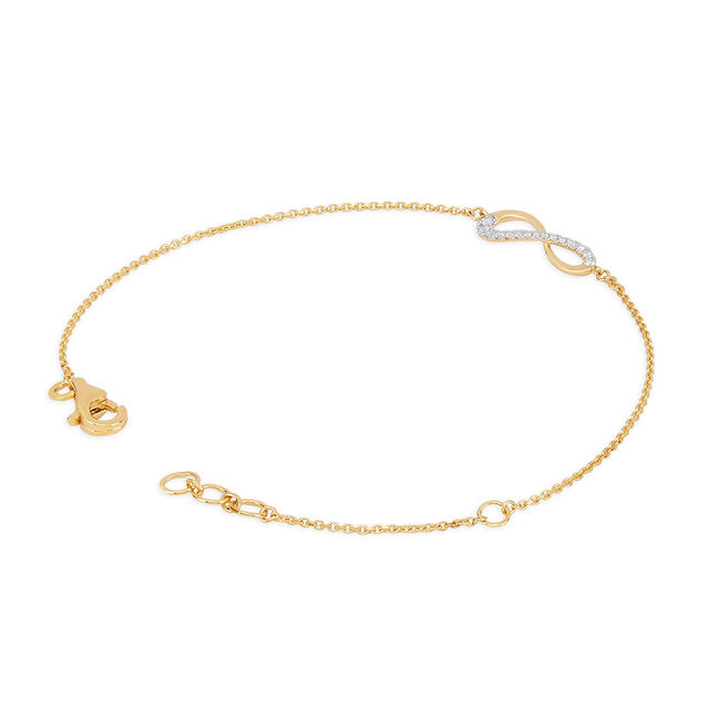 Tanishq 18KT Infinity Strength Bracelet for Women 2