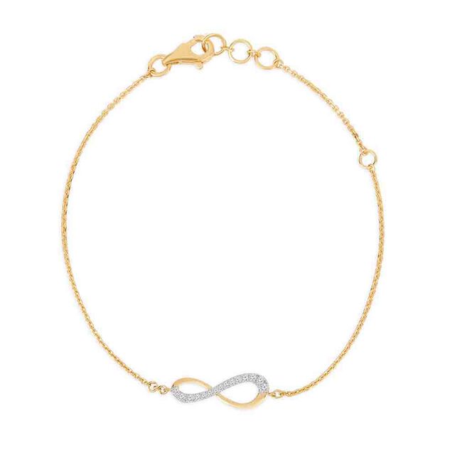 Tanishq 18KT Infinity Strength Bracelet for Women 3