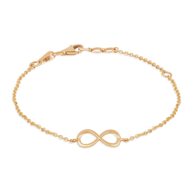 Tanishq 18KT Infinity Gold Bracelet for Women 