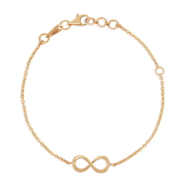 Tanishq 18KT Infinity Gold Bracelet for Women 3