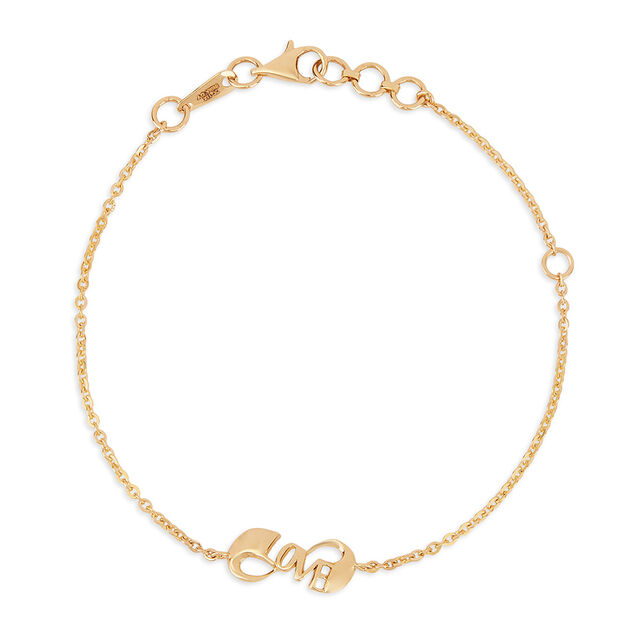 Tanishq 18KT Infinity Love Bracelet for Women 