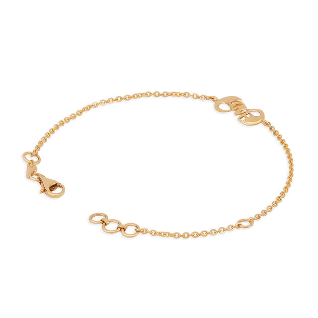 Tanishq 18KT Infinity Love Bracelet for Women 2