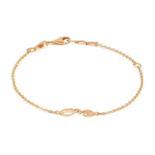 Tanishq 18KT Infinity Love Bracelet for Women 4
