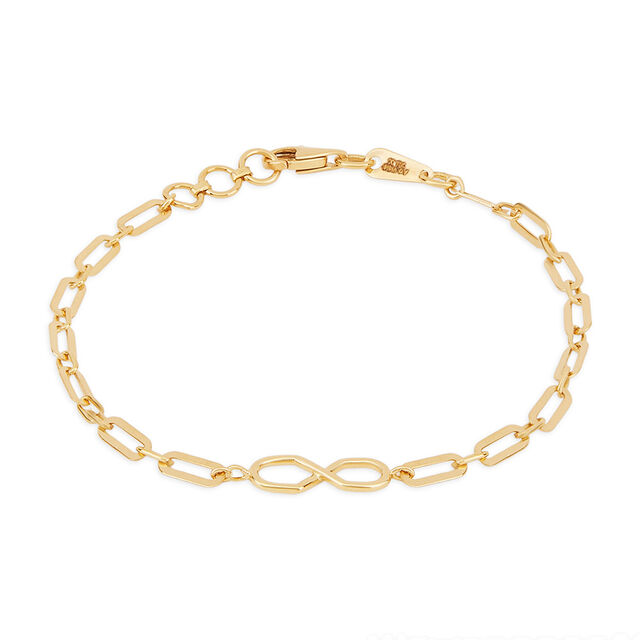 Tanishq 14KT Infinity Link Bracelet for Women 