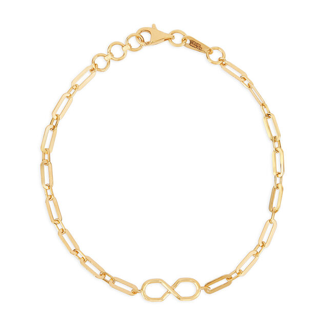Tanishq 14KT Infinity Link Bracelet for Women 3
