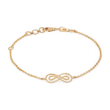 Tanishq 18KT Morning Ritual Infinity Bracelet for Women