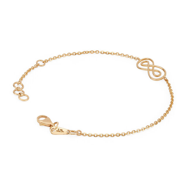 Tanishq 14KT Morning Ritual Infinity Bracelet for Women 2