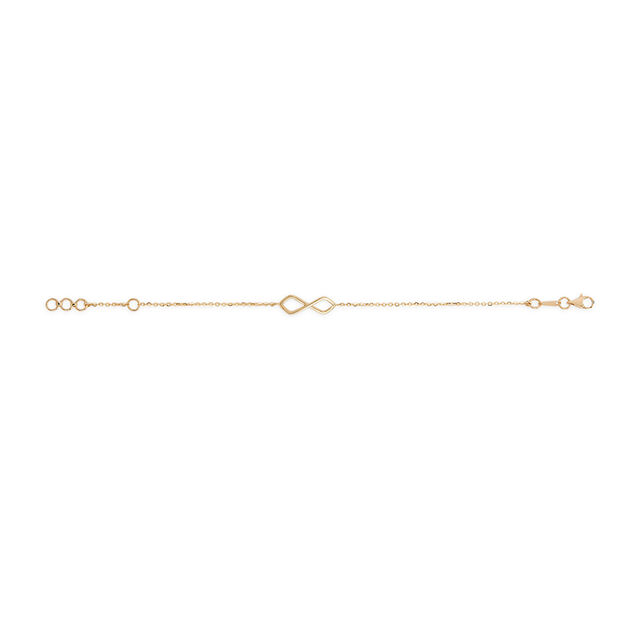 Tanishq 14KT Comfortable Silence Infinity Bracelet for Women 4