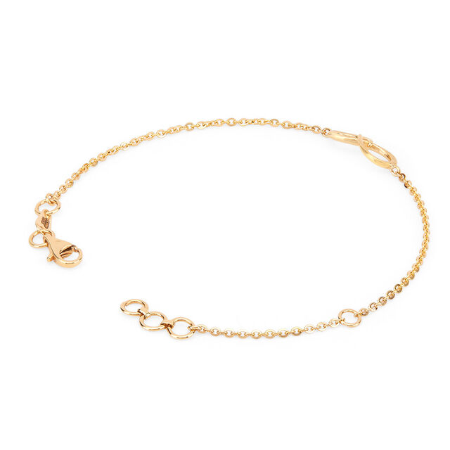 Tanishq 14KT Interlocked Infinity Bracelet for Women 2