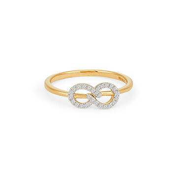 Tanishq 18KT Infinity Halo Ring for Women