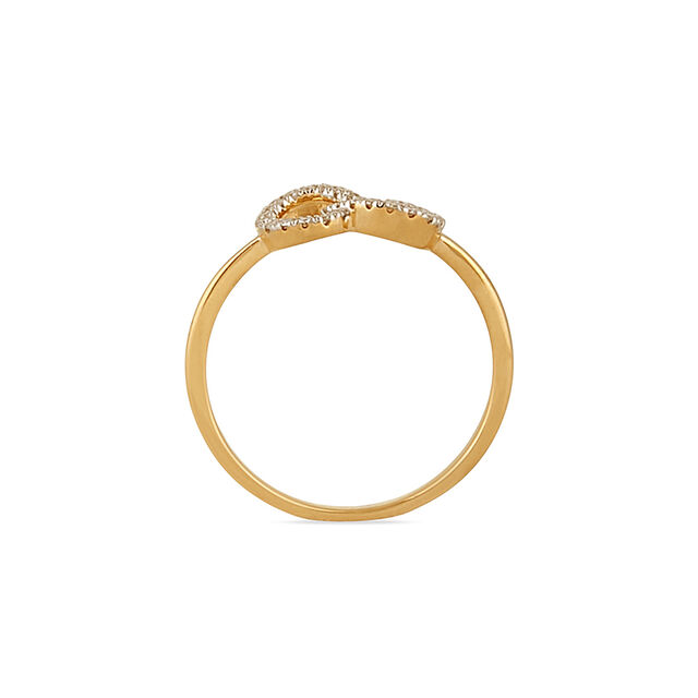 Tanishq 18KT Infinity Halo Ring for Women 4