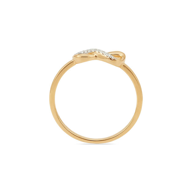 Tanishq 18KT Infinity Crossover Ring for Women 4