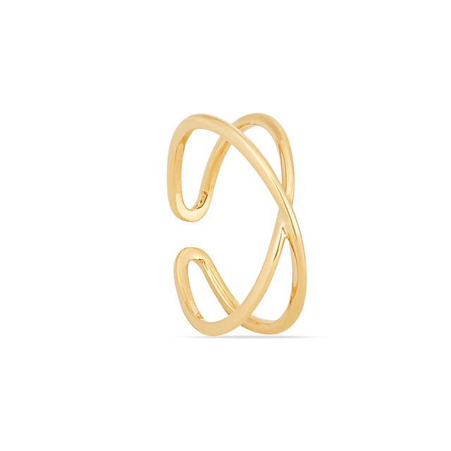 Tanishq 18KT Crossed Paths Infinity Necklace for Women 3