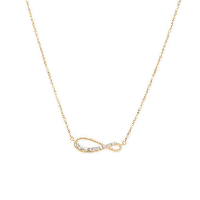 Tanishq 18KT Everyday Return Infinity Necklace for Women 