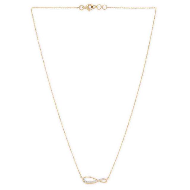 Tanishq 18KT Everyday Return Infinity Necklace for Women 2