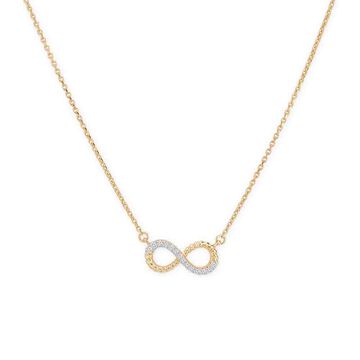 Tanishq 18KT Quiet Reach Infinity Necklace for Women