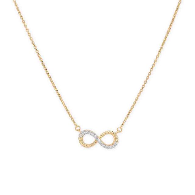 Tanishq 18KT Quiet Reach Infinity Necklace for Women 