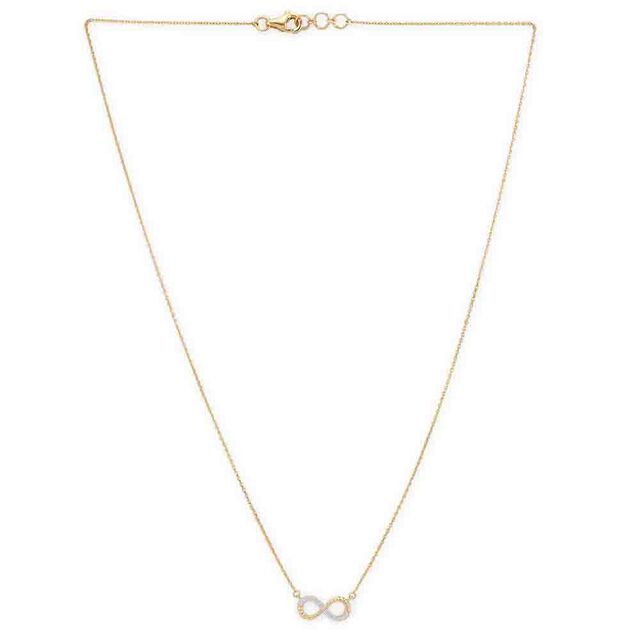 Tanishq 18KT Quiet Reach Infinity Necklace for Women 2