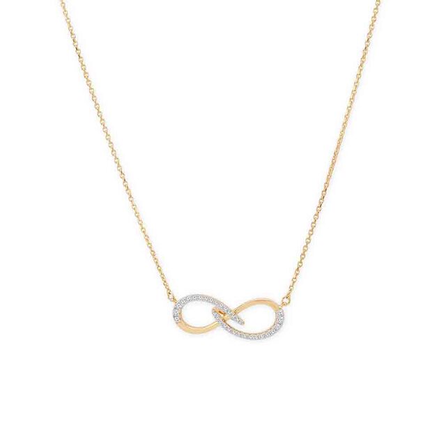 Tanishq 18KT Compact Balance Infinity Necklace for Women 