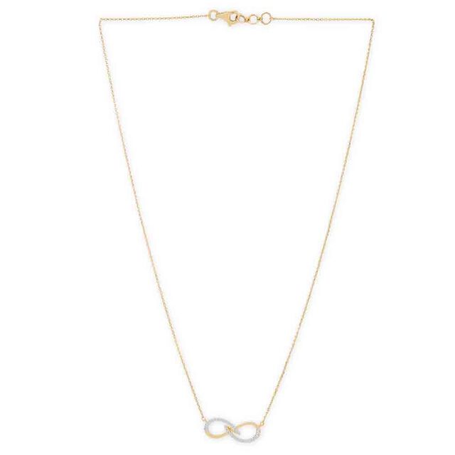 Tanishq 18KT Compact Balance Infinity Necklace for Women 2