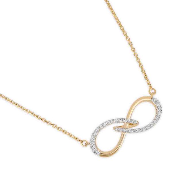 Tanishq 18KT Compact Balance Infinity Necklace for Women 3