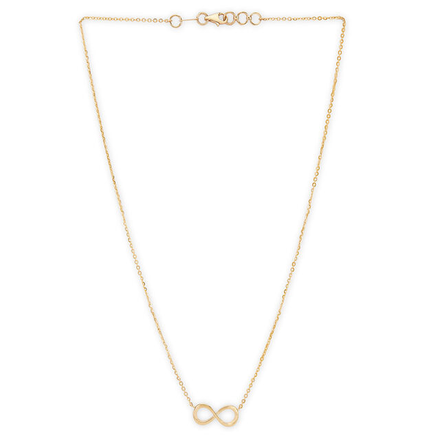 Tanishq 18KT Quiet Hold Infinity Necklace for Women 2