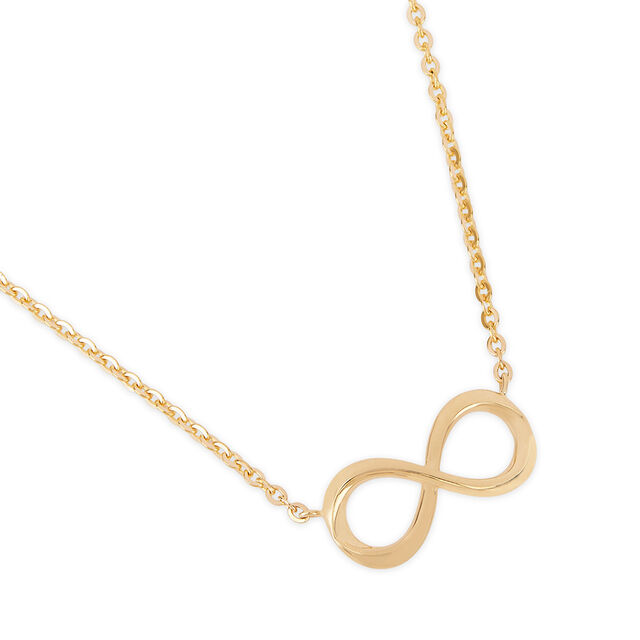 Tanishq 18KT Quiet Hold Infinity Necklace for Women 3