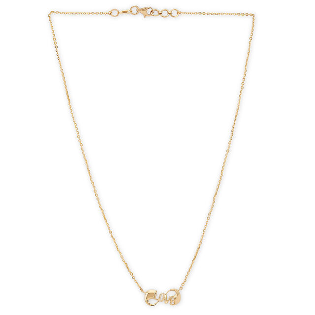 Tanishq 18KT Infinity Love Necklace for Women 2