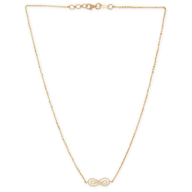 Tanishq 18KT Unfinished Stories Infinity Necklace for Women