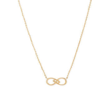Tanishq 18KT Between Calls Infinity Necklace for Women