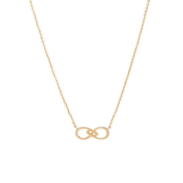 Tanishq 18KT Between Calls Infinity Necklace for Women 