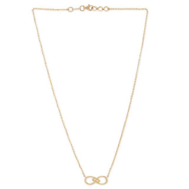 Tanishq 18KT Between Calls Infinity Necklace for Women 2