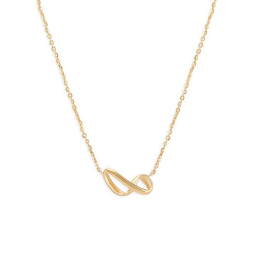 Tanishq 18KT Tilted Infinity Necklace for Women
