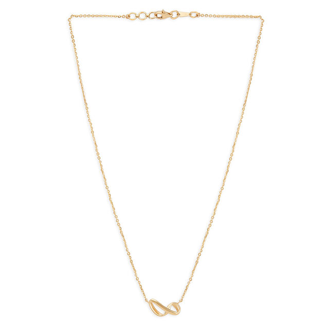 Tanishq 18KT Tilted Infinity Necklace for Women 2