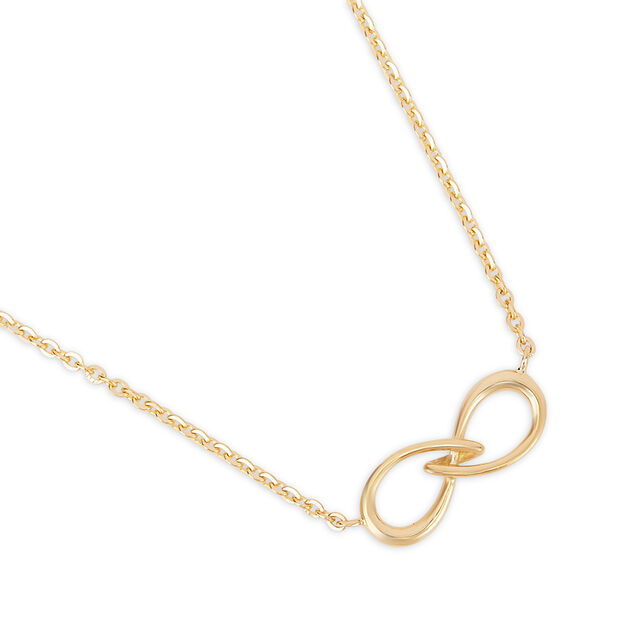 Tanishq 18KT Infinity Flow Necklace for Women 3