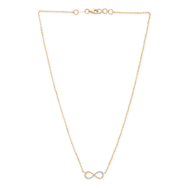 Tanishq 18KT Infinity Contrast Necklace for Women 2