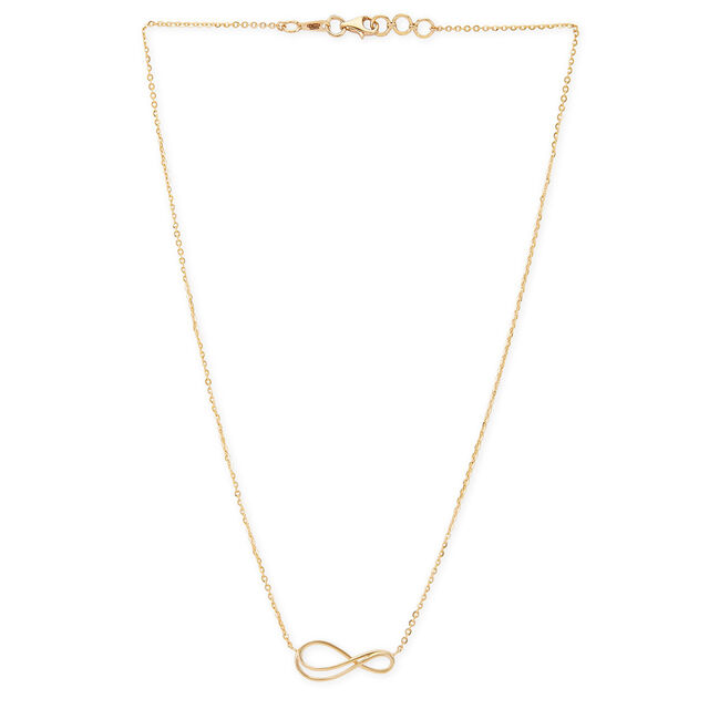 Tanishq 18KT Elongated Infinity Necklace for Women 2