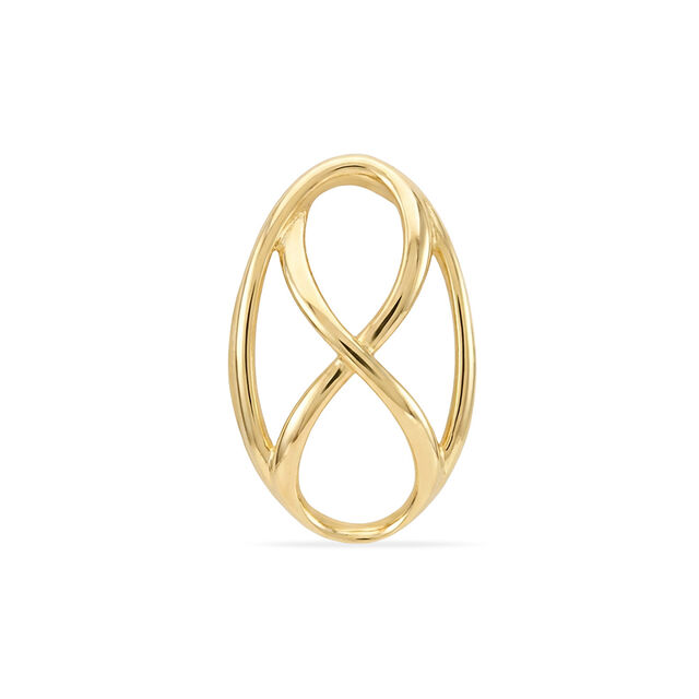Tanishq 14KT Infinity Oval Ring for Women 
