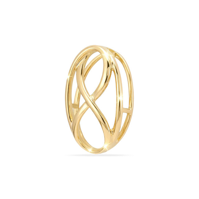 Tanishq 14KT Infinity Oval Ring for Women 2