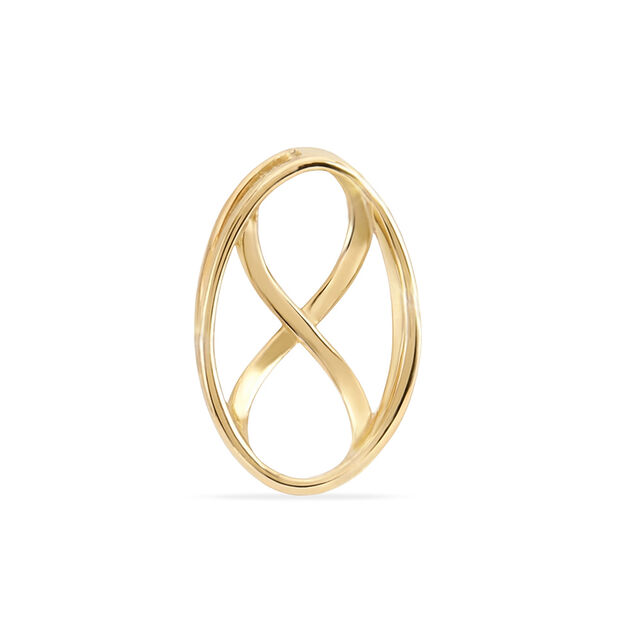 Tanishq 14KT Infinity Oval Ring for Women 3