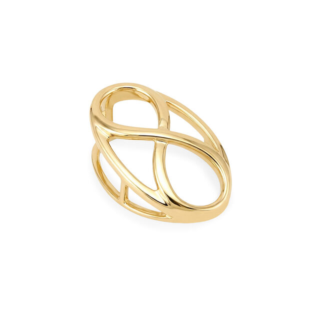 Tanishq 14KT Infinity Oval Ring for Women 4