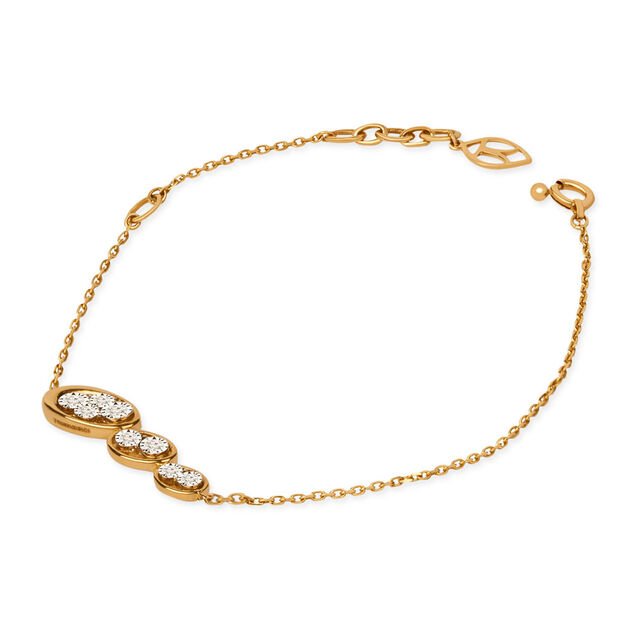 Tanishq 18KT Wishing Well Diamond Necklace for Women 3