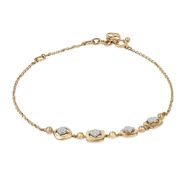 Tanishq 18KT River Pebble Bracelet for Women 