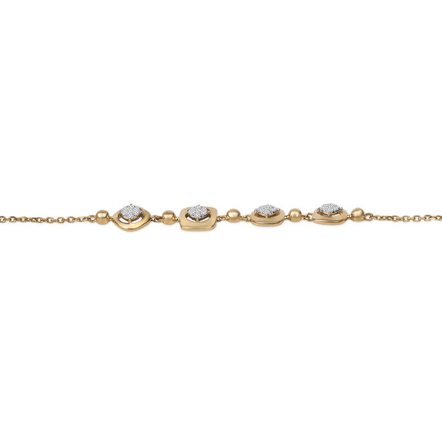 Tanishq 18KT River Pebble Bracelet for Women 4