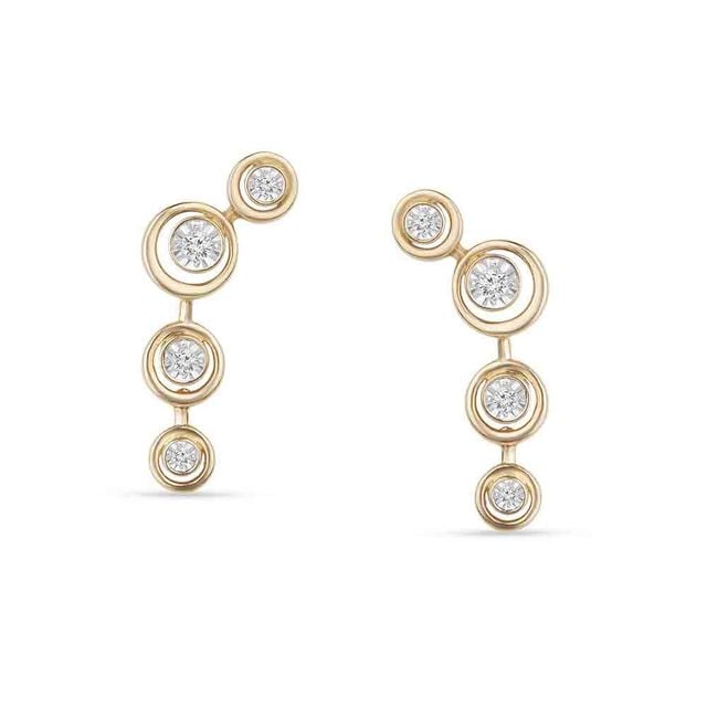 Tanishq 18KT Pocketful of Stars Earrings for Women 