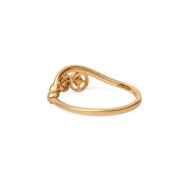 Tanishq 18KT Morning Tide Diamond Ring for Women 3