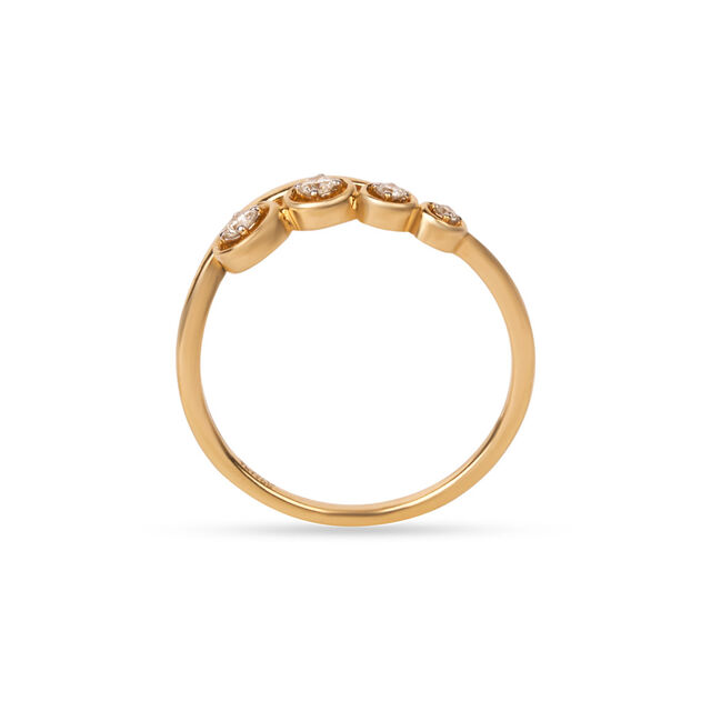 Tanishq 18KT Morning Tide Diamond Ring for Women 4
