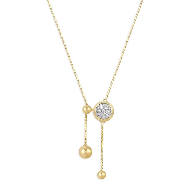 Tanishq 18KT Festival Lantern Diamond Necklace for Women 2