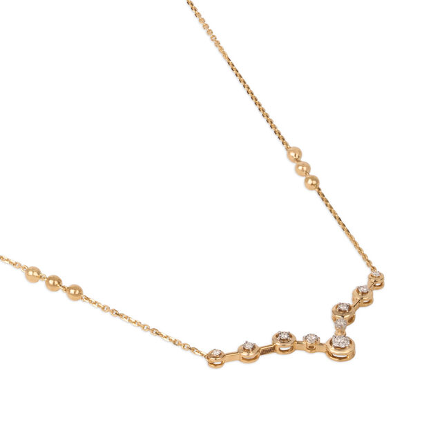 Tanishq 18KT Diamond Valley Necklace for Women 3