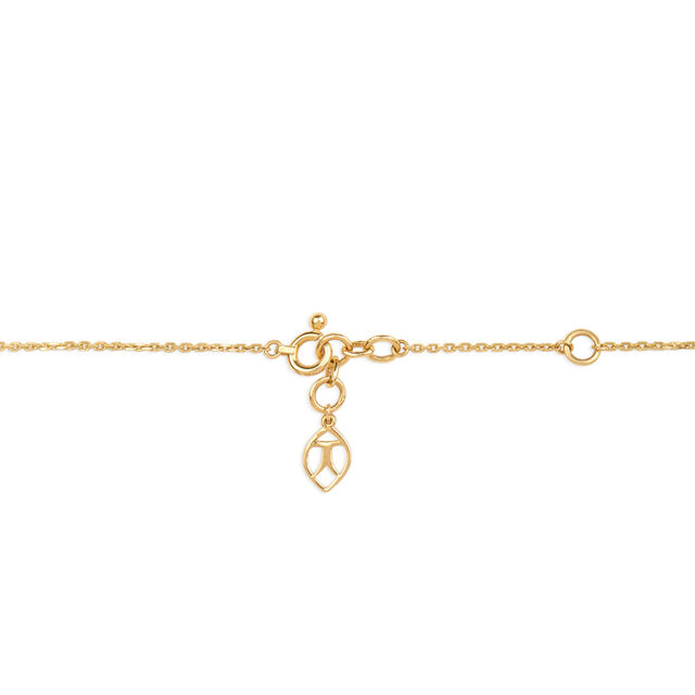 Tanishq 18KT Meandering Wave Chevron Necklace for Women 4